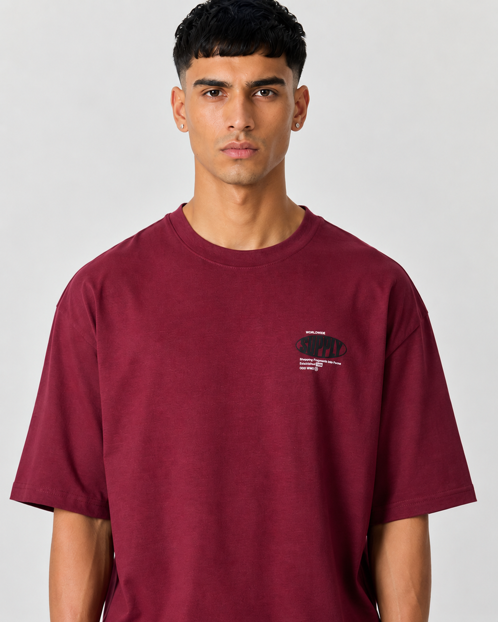Bershka Worldwide Supply Oversized Tee (2 Colours)