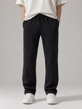 Black Zara Relaxed Fit Interlock Trousers