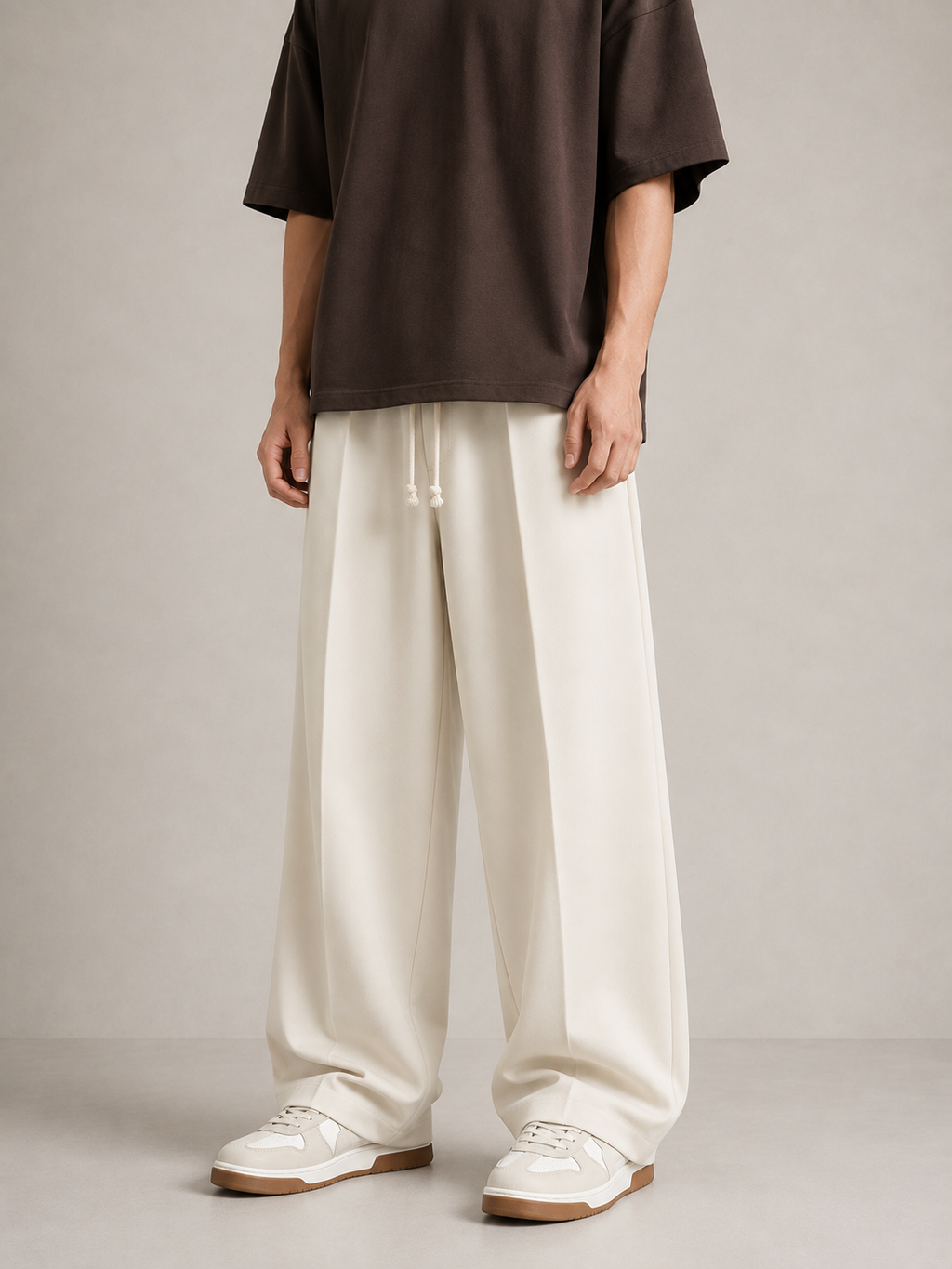 Off-White Relaxed Fit French Terry Trousers