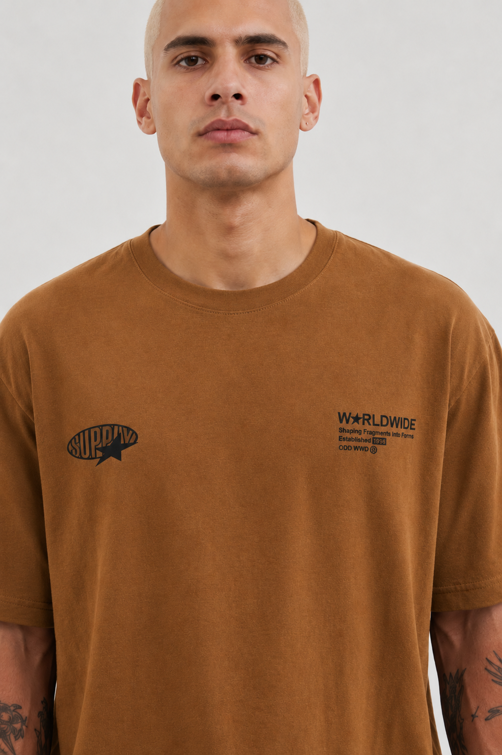 Bershka Supply World Oversized Tee (2 Colours)