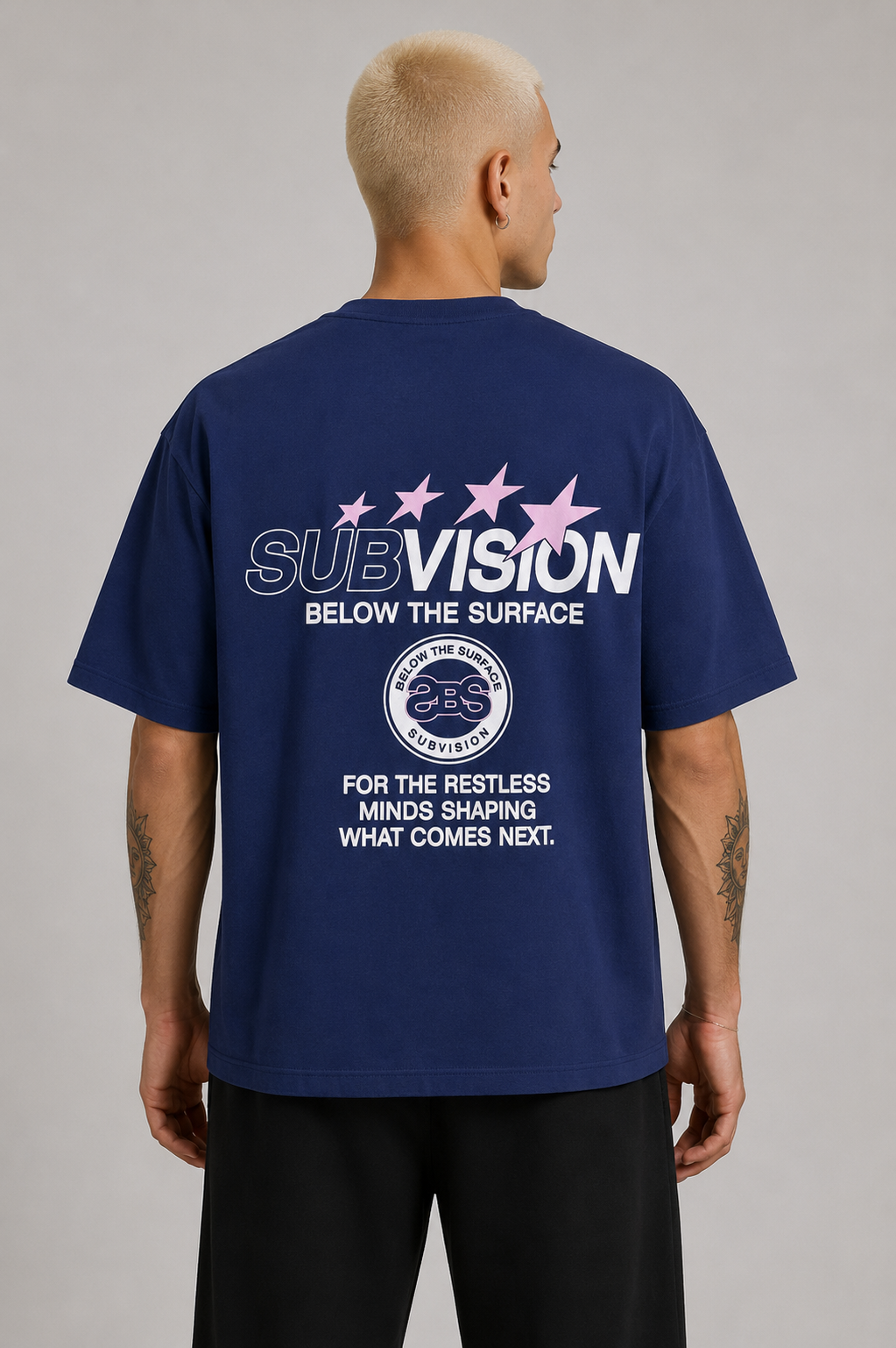 Bershka Sub Vision Oversized Tee (2 Colours)