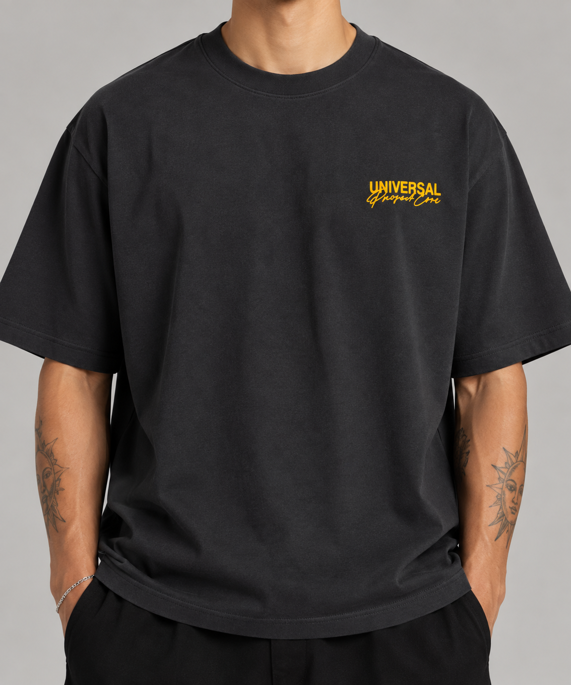 ZARA Inspired Drop Shoulder Heavyweight T-Shirts | 2 Designs