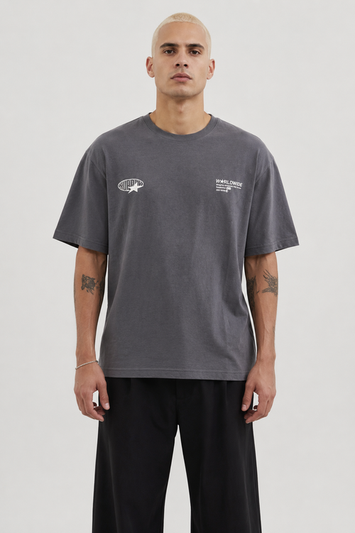 Bershka Supply World Oversized Tee (2 Colours)
