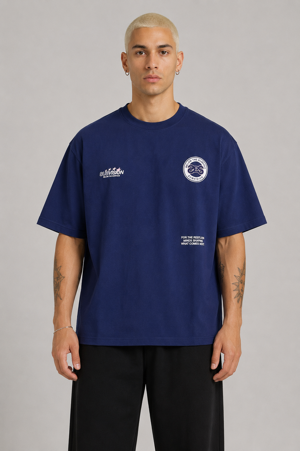 Bershka Sub Vision Oversized Tee (2 Colours)