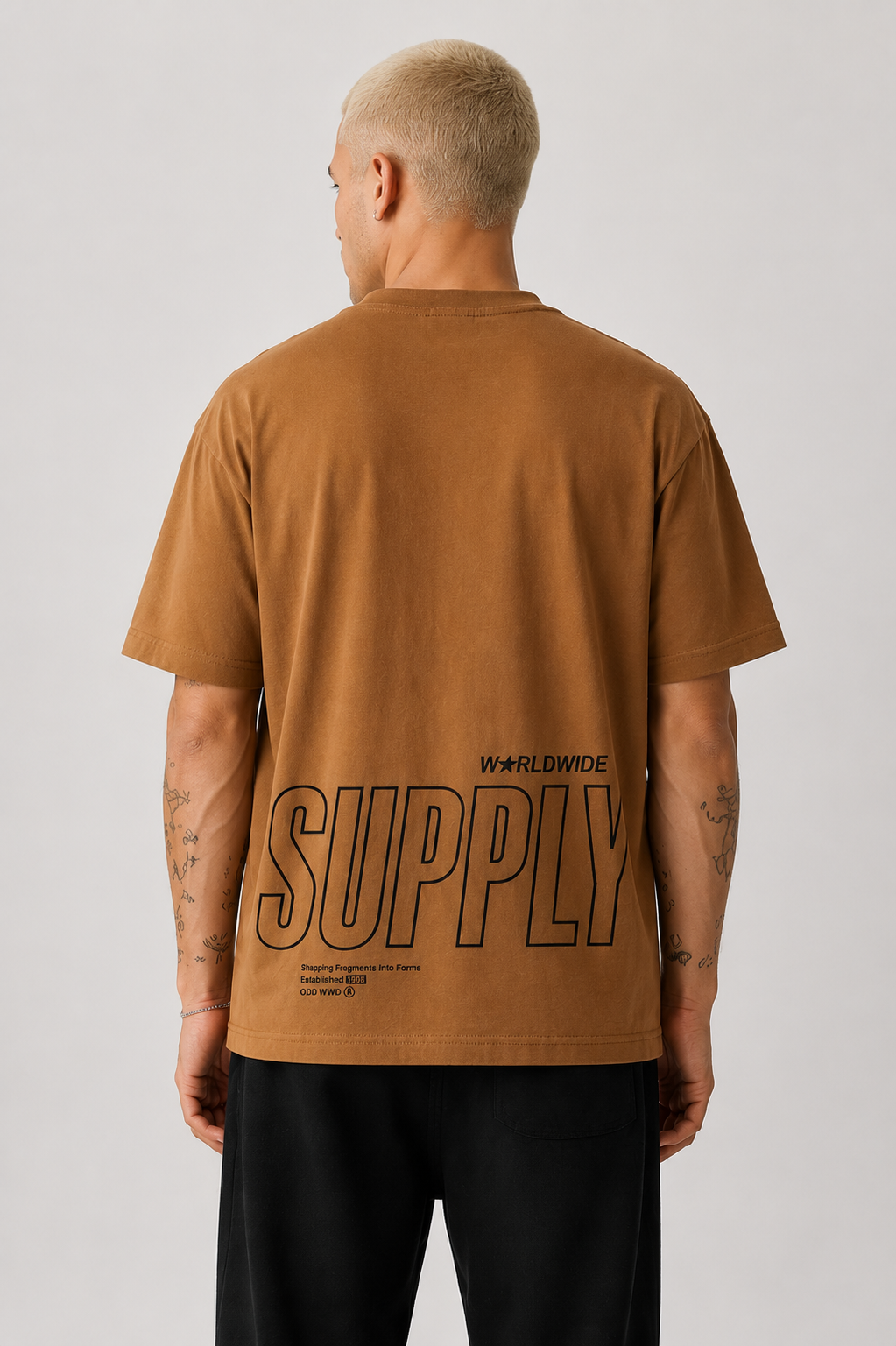 Bershka Supply World Oversized Tee (2 Colours)