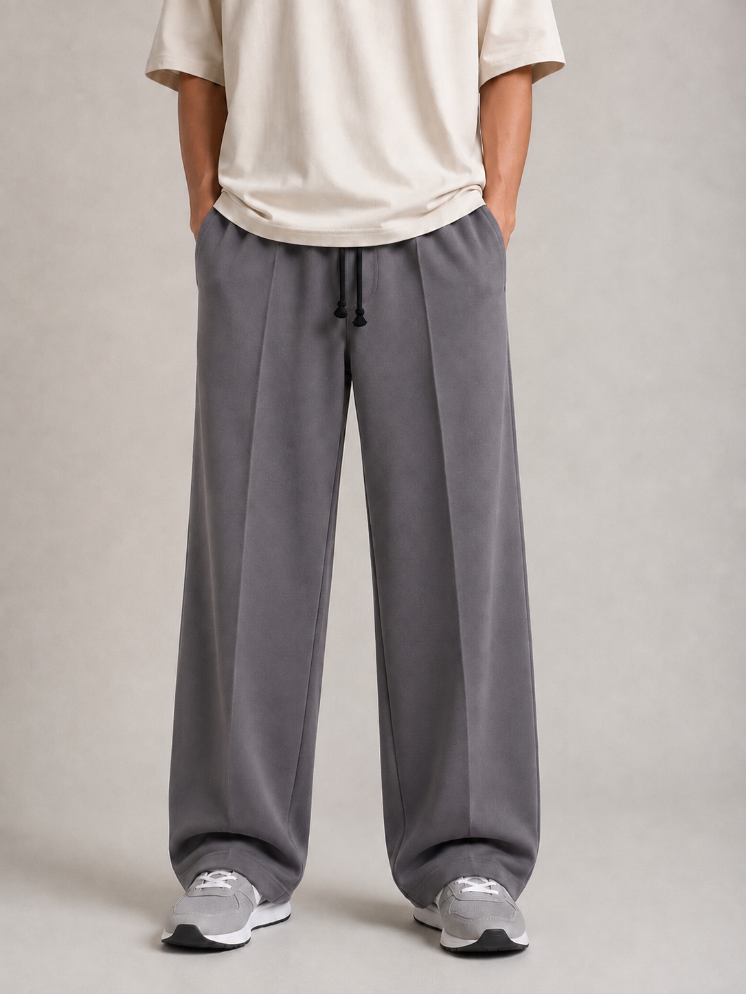 French Terry Relaxed Fit Trousers ( 7 Colours)